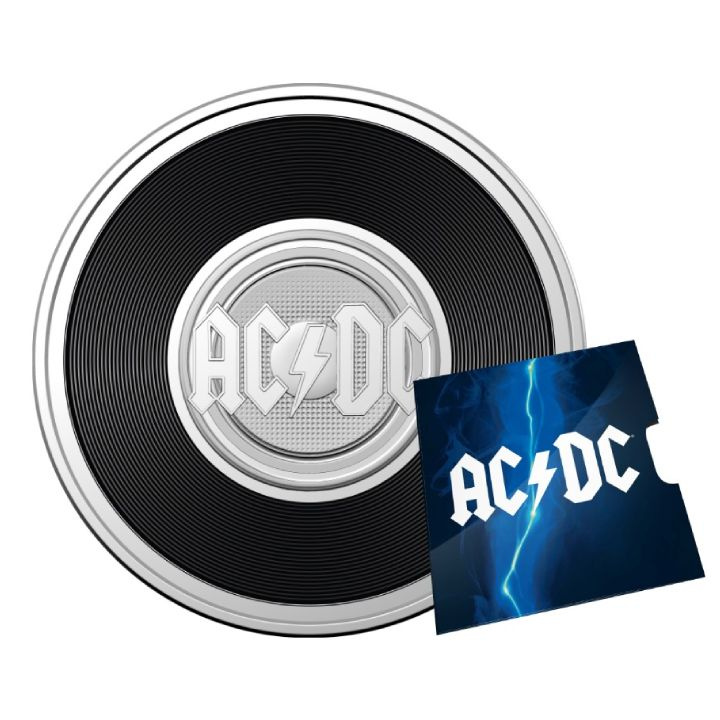 6 színes érme szett AC/DC 45. évforduló 2022/2023