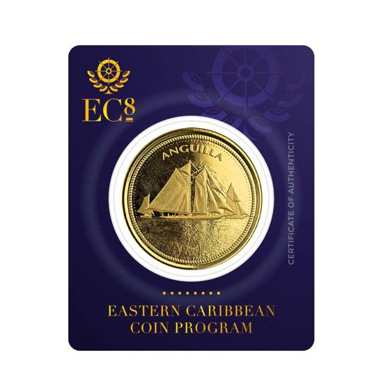 Anguilla: Sailing Regatta 1 oz Gold 2021