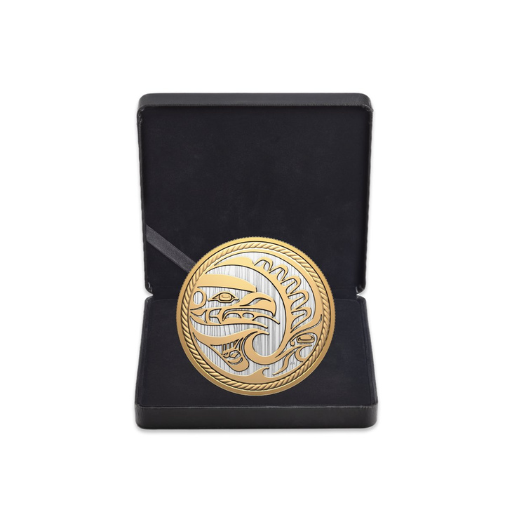 Kanada: The Hunter pozlacený 10 uncí Stříbra 2025 Proof