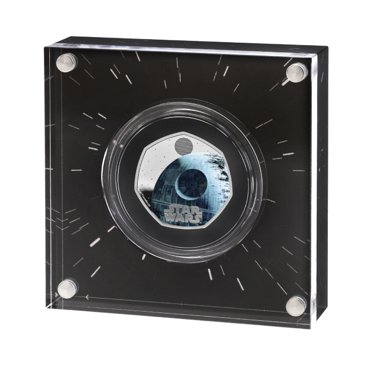 Star Wars: TIE Fighter colored 50p Silver 2024 Proof