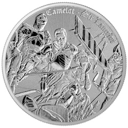 Niue: Camelot - Sir Lancelot 1 uncja Srebra 2024 Matte Proof Special Blister