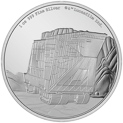 Niue : Star Wars - Sandcrawler 1 once d'argent 2022 Proof