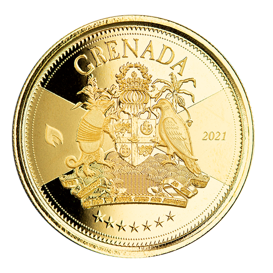Grenada: Coat of Arms 1 oz Gold 2021