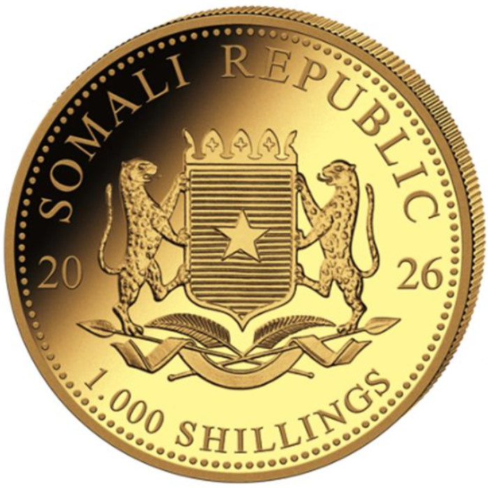 African Wildlife: Leopard 1 oz Gold Coin 2026