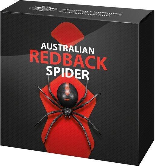 Australia's Most Dangerous Creatures: Redback Spider 1 oz Plata Proof 2021