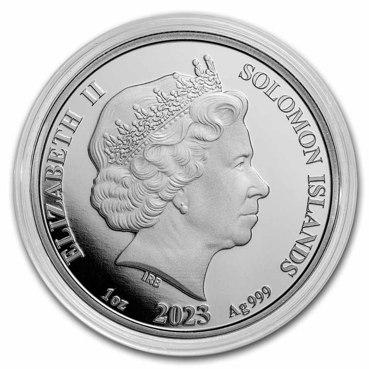 Solomon Islands: Number Pi 1 oz Silver 2023 Coin