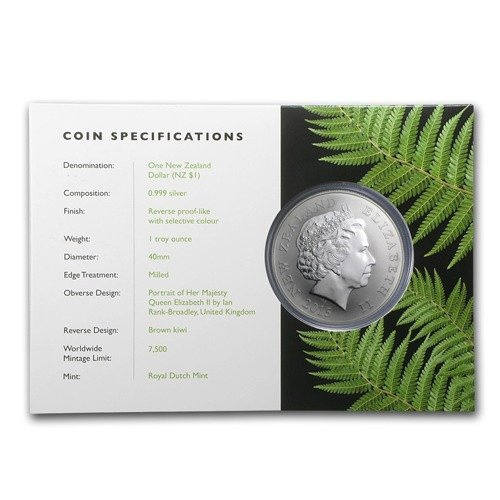 Kiwi 1 oz Silber 2015