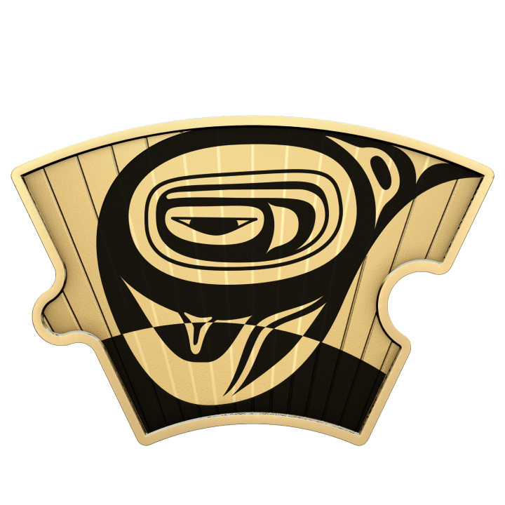 Set Canada: Il cerchio celeste colorato, placcato in oro 8 monete puzzle in argento 2023 Proof