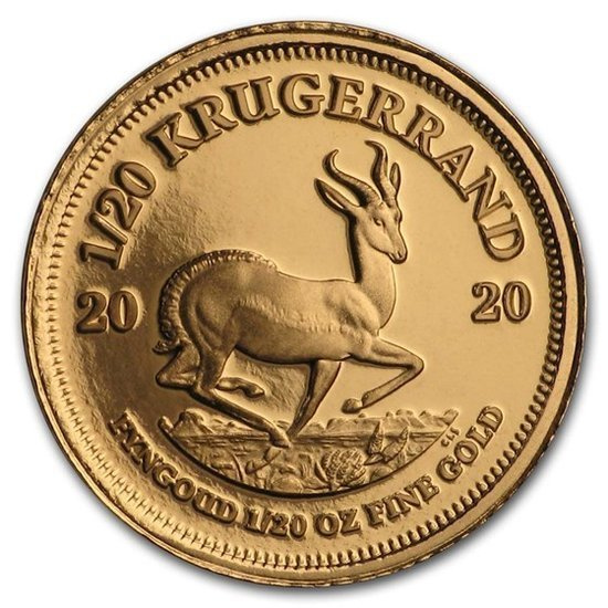 Lote de 6 monedas Krugerrand 2020 Proof