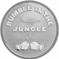 Niue: Muhammad Ali: Rumble In The Jungle 1 oncia d'argento 2023