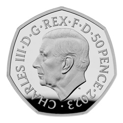 Sada 5 mincí Velká Británie Měďnikel 2023 Proof Commemorative Coin