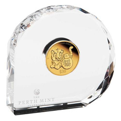 Tuvalu: Chinese Astrological - Year of the Tiger 1/5 oz Gold 2022 Proof