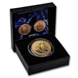 Barbados: Caballito de Mar 1 oz Oro 2021