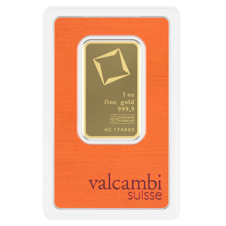 Златно кюлче Valcambi 1 унция злато