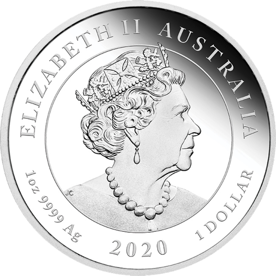 Dwa Smoki 1 uncja Srebra 2020 Proof