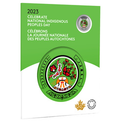 Set Canada National Indigenous Peoples - Card suvenir comemorativ de colecție 7 monede 2023