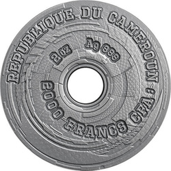 Camerun Big Brother is Watching You 2 oz Argint 2023 High Relief Antique Finish