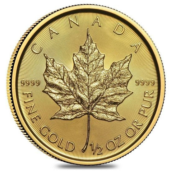 Canadian Maple Leaf 1/2 oz Gold 2020