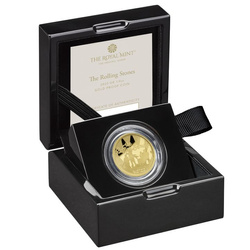 The Rolling Stones 1/4 oz Oro 2022 Proof