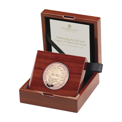 Celebrating the Life and Legacy of Dame Vera Lynn £2 Oro 2022 Proof