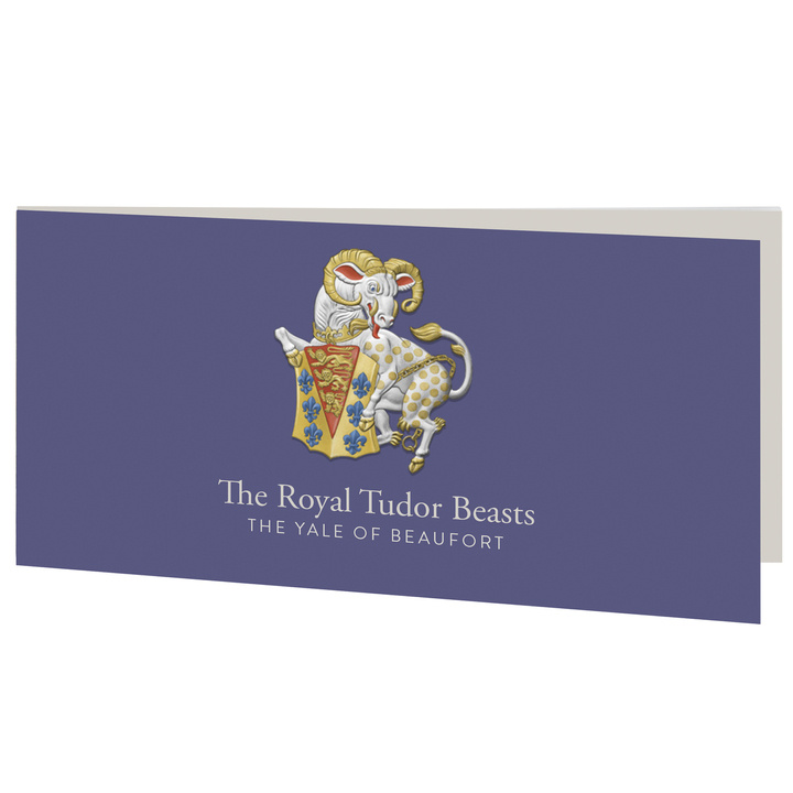 The Royal Tudor Beasts: The Yale of Beaufort 2 x 1 oz 2023 Proof set de 2 monedas