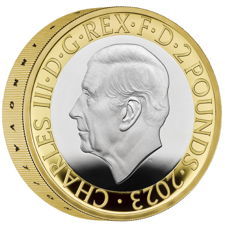 Ada Lovelace £2 Gold-plated Silver 2023 Proof Piedfort