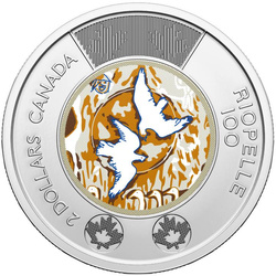 Set Canada: 100° anniversario della nascita di Jean-Paul Riopelle - Carta commemorativa da collezione 7 monete 2023