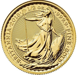 Britannia 1/2 onza Oro 2018