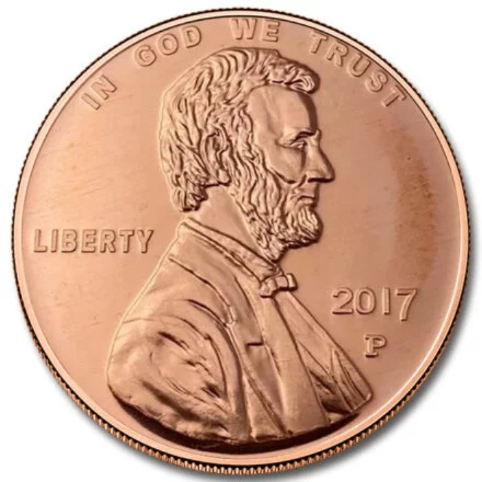 Lincoln Head Cent 1 oncia Rame