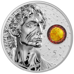 Malta: Copernicus coloured 1 oz Silber 2023 Coin