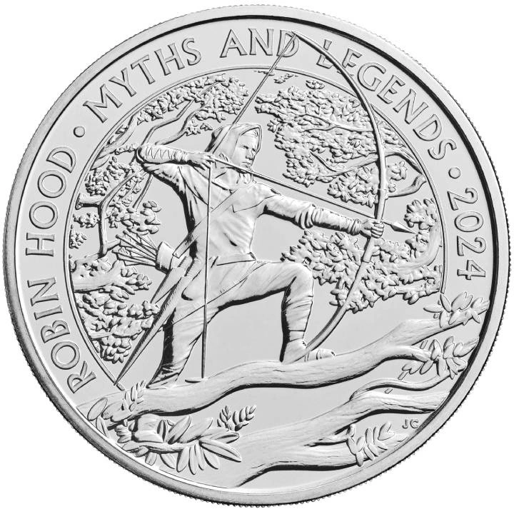 Myths & Legends: Robin Hood £5 rame-nichel 2024