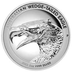 Aquila australiana 5 once d'argento 2022 Proof Ultra High Relief