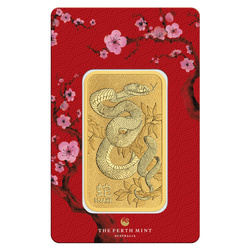 Australian Lunar 1 oz or Année du Serpent