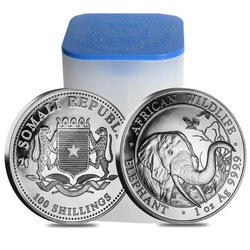 African Wildlife: Elephant 1 oz Silver 2018