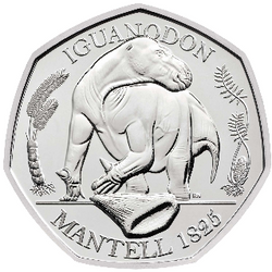 Iguanodon 8 gramos Cobre Níquel 2020