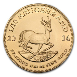 Krugerrand 1/10 unce zlata 2014