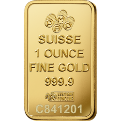 PAMP Lady Fortuna Veriscan 1 oz Gold Bar