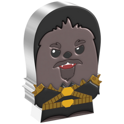 Niue: Star Wars – Krrsantan Chibi Coin, colorized, 1 oz silver, 2022, Proof.