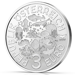 Lotte des profondeurs colorée 3 euros Cuivre 2023