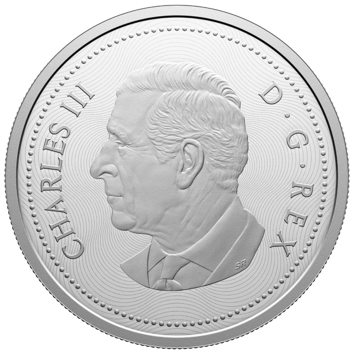Canadá: Multilayered Beaver 5-cent Silver 2025 Proof