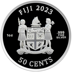 Fiji: Asian Mythical Creatures - Unicorn 1 uncja Srebra 2023 