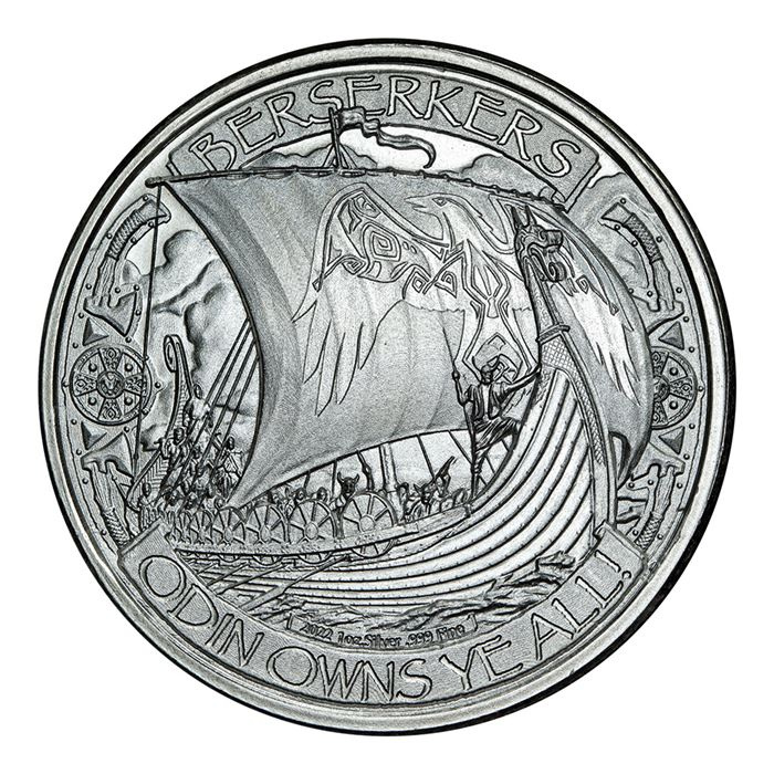 Vikingos 1 oz Plata 2022 Redondo