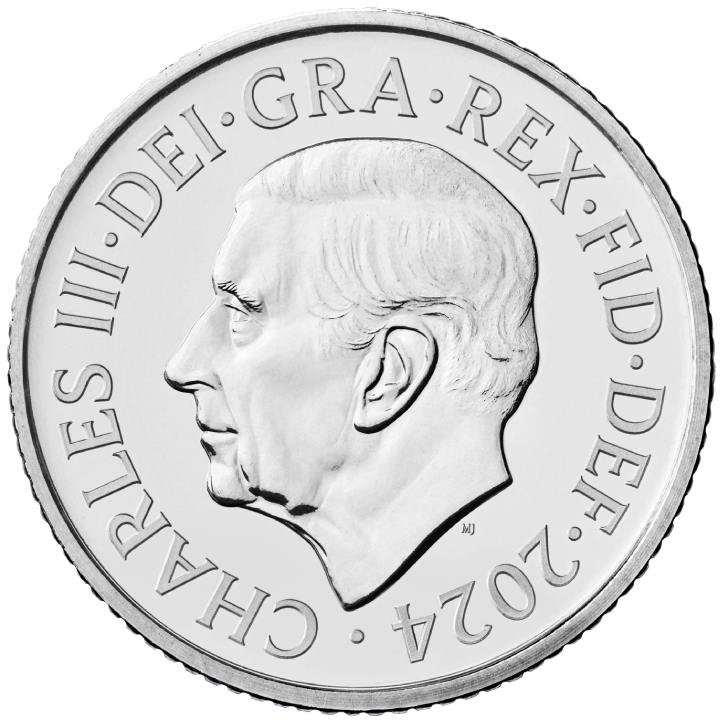 8 érme készlet Réz-nikkel Egyesült Királyság Definitive 2024