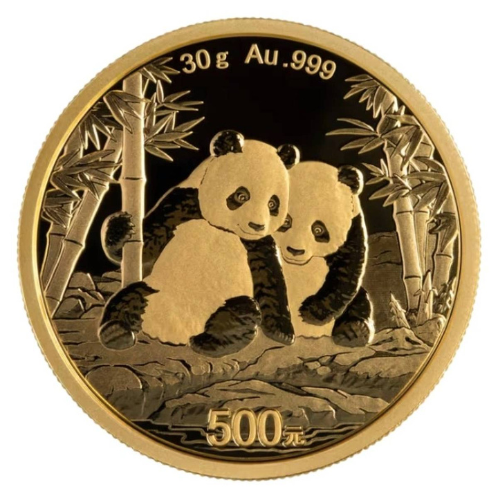 Chińska Panda 30 gramów Złota 2026