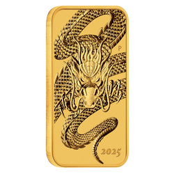 Dragon Rectangular Coin 1 oz Gold 2025