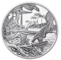 La vita sulla Terra: Giurassico 20 Euro 2013 Proof