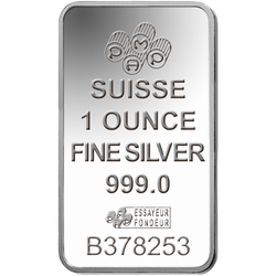 Sztabka Pamp Suisse Rosa 1 uncja Srebra