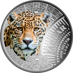 Monedă din Argint Mexican Cinco Grandes - Jaguar 1/4 oz Argint 2026 Proof