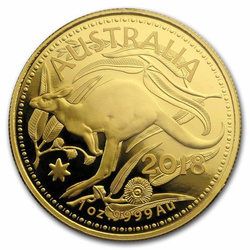 Kangourou australien 1 once d'or 2018 Royal Australian Mint