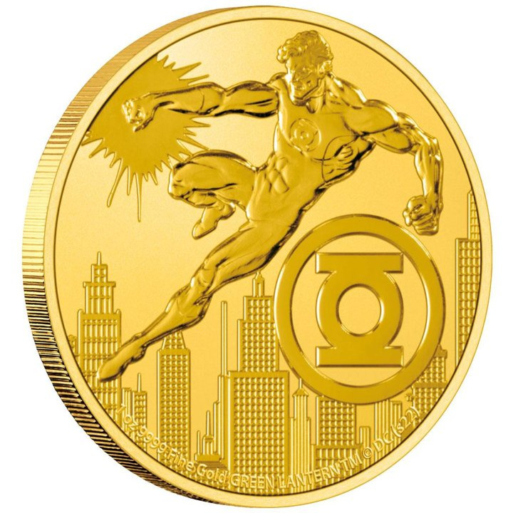 Niue: DC Comics - Green Lantern 1 uncja Złota 2022